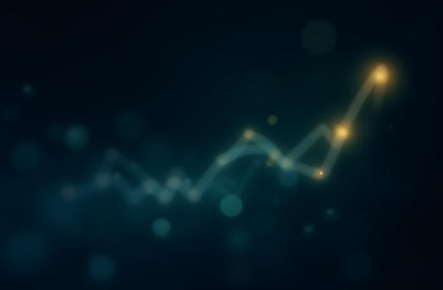 A stock market graph with both upward and downward trends, suggesting market volatility but also opportunities for a savvy investor.